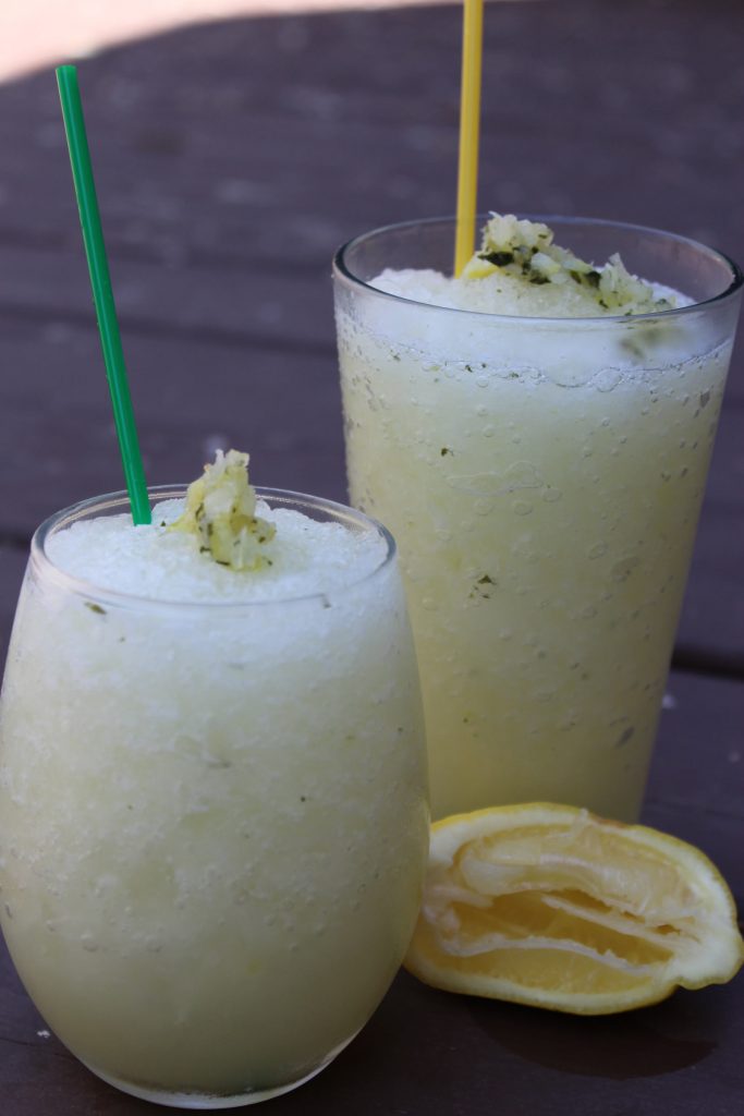 Frozen Ginger-Mint Lemonade
