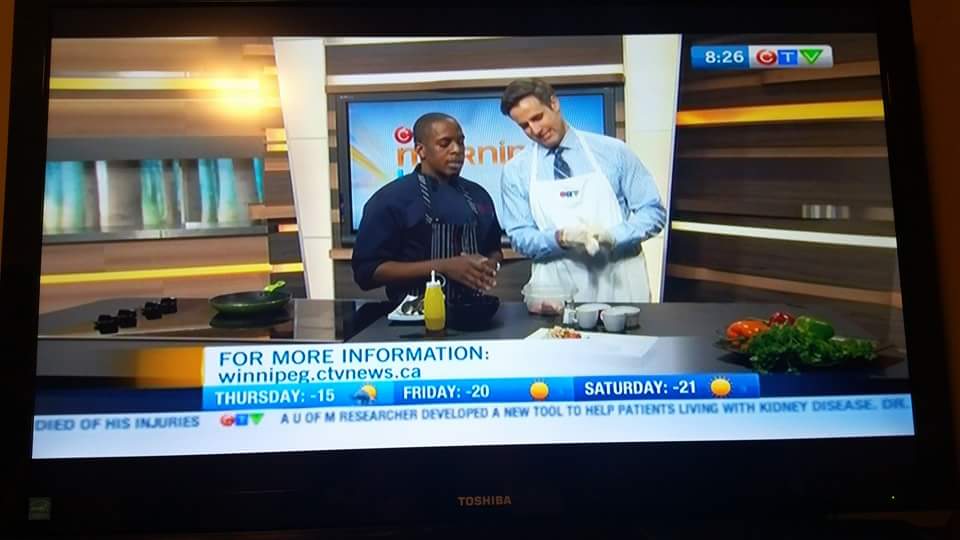 Chef Noel Cunningham on CTV.