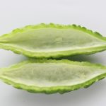 Bitter melon de-seeded.