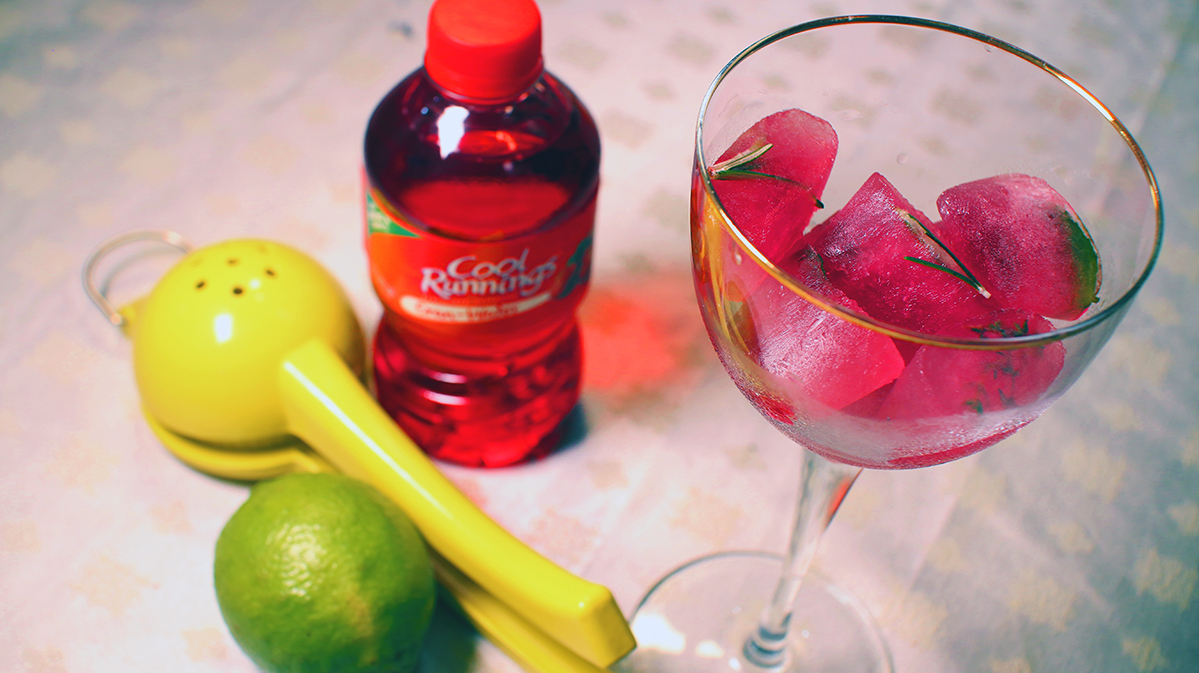 Herb Infused Cran-Ice